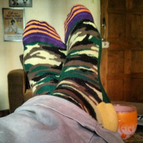 Camo (which happen to be my obsession) print from Happy Socks, @diabolikallen / Al Claudius