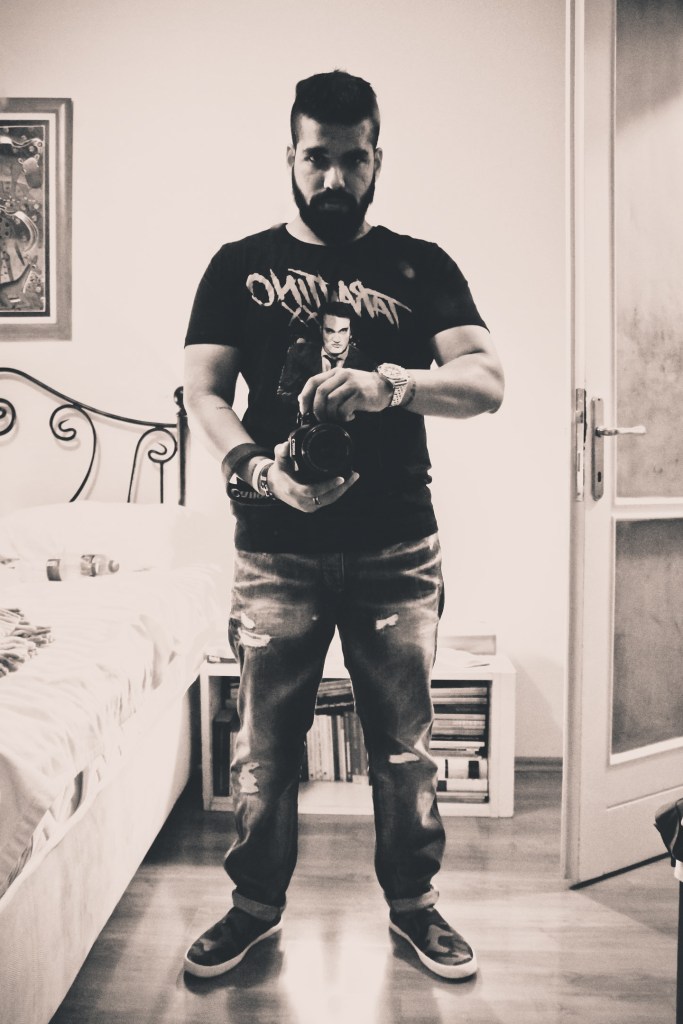 On Al : Distressed Denims by Jack and Jones, Watch by G Shock, Tarantino Tee and Camo shoes from a boutique in Australia.