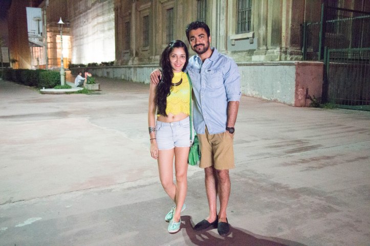 On Manoj : Shirt by Kotton, Shorts by H&M, Espadrilles by Bob. 