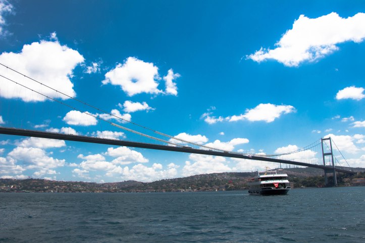 A parting shot of the skies we fell in love with. Over the Bosphorous sea.