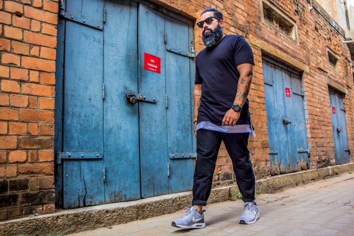 Nike Air Max Tavas Street Style Indian Blogger