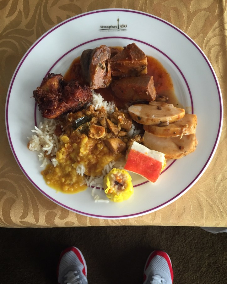 Sunday lunch atop the KL Tower's revolving restaurant