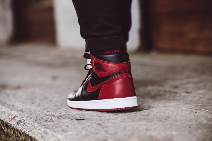 Air Jordan 1 Bred Banned Retro Jumpman 23