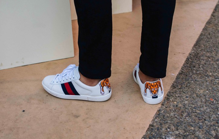 Sneakers at the Indian Fashion Week