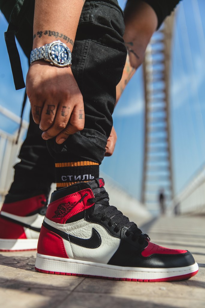 Air Jordan 1 Bred Toe