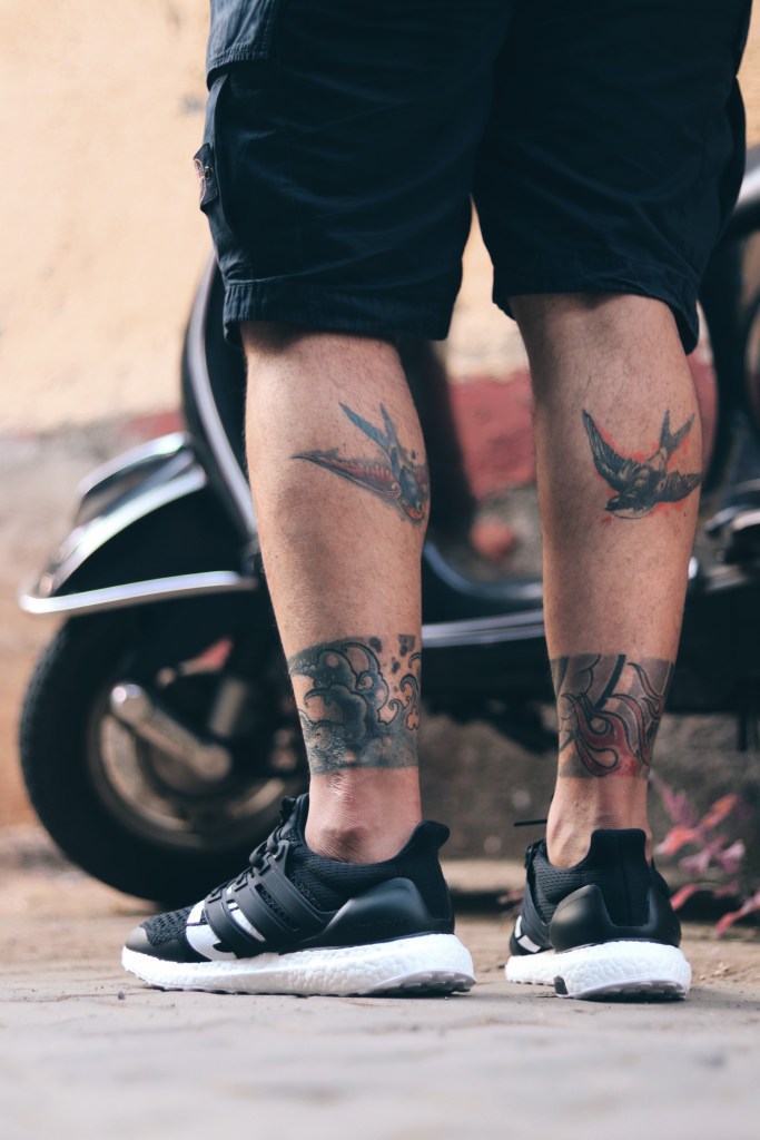 Tattooed Legs Sneakers