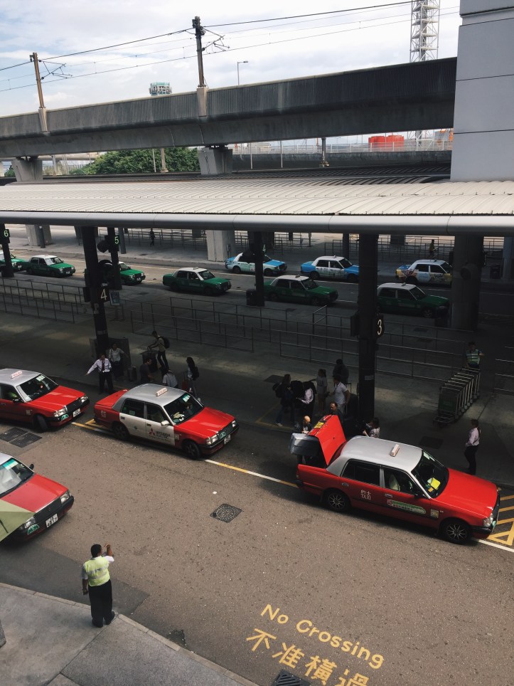 Cabs in Hong Kong