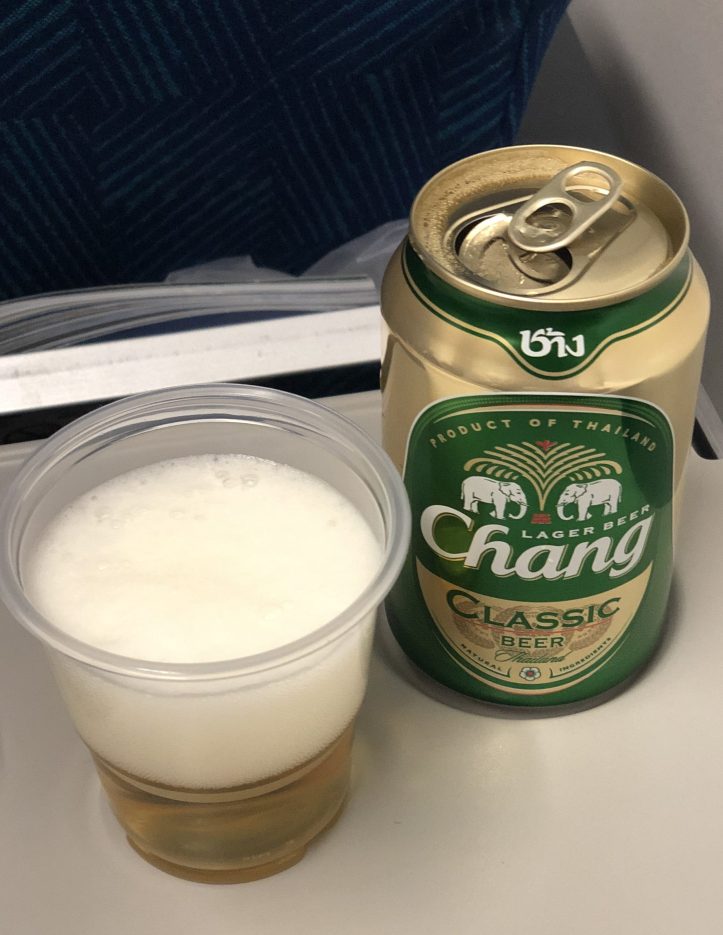 Chang Beer on Bangkok Airlines