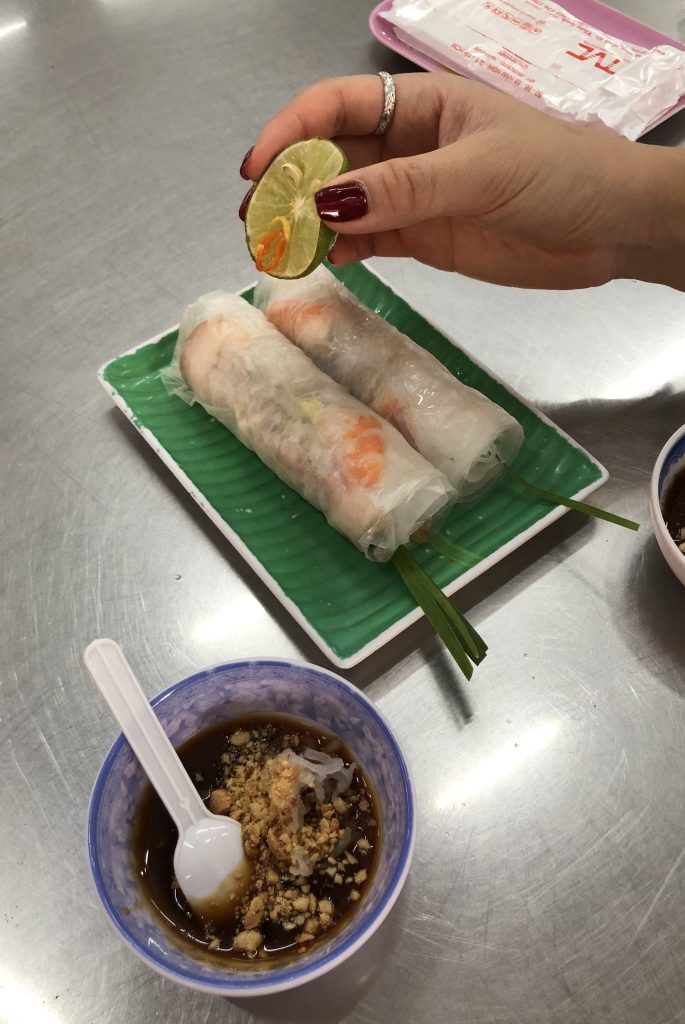 Rice Rolls in Vietnam