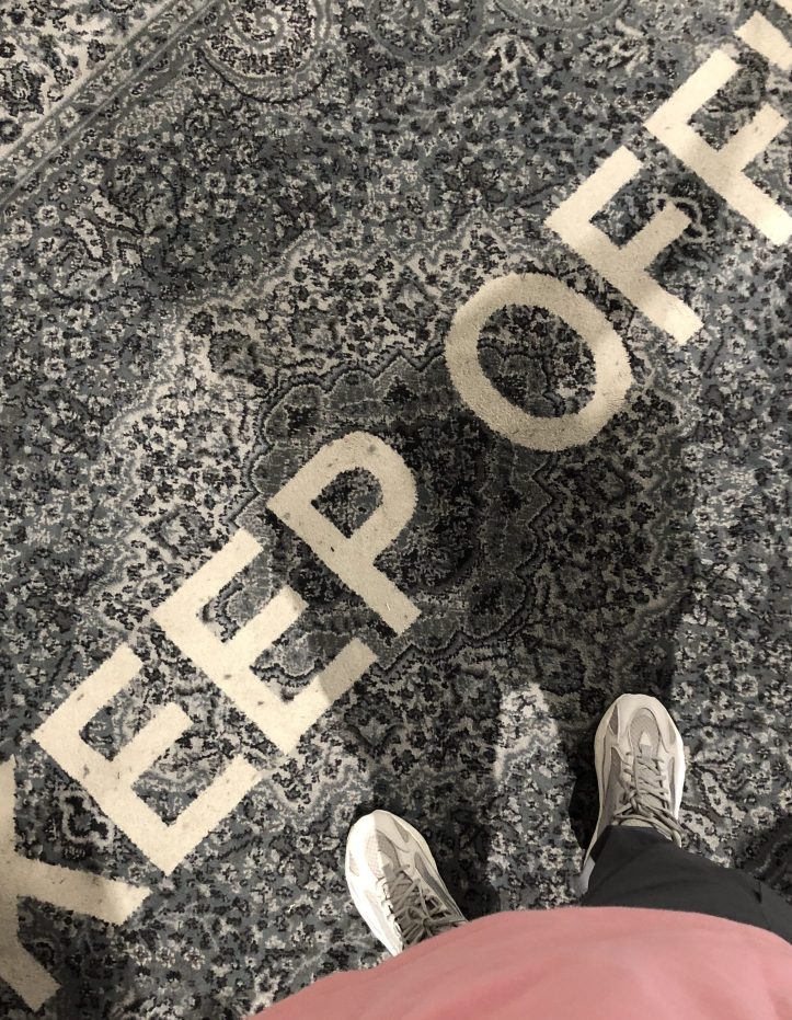 Off White Virgil Abloh "Keep Off" Rug